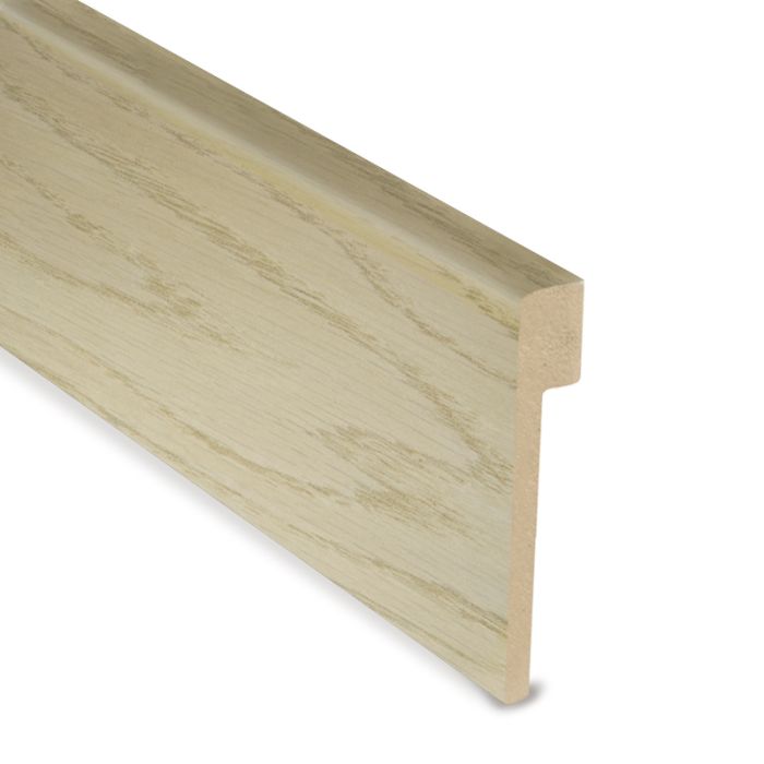 L Cover Skirting - PCA White - Smoked Oak