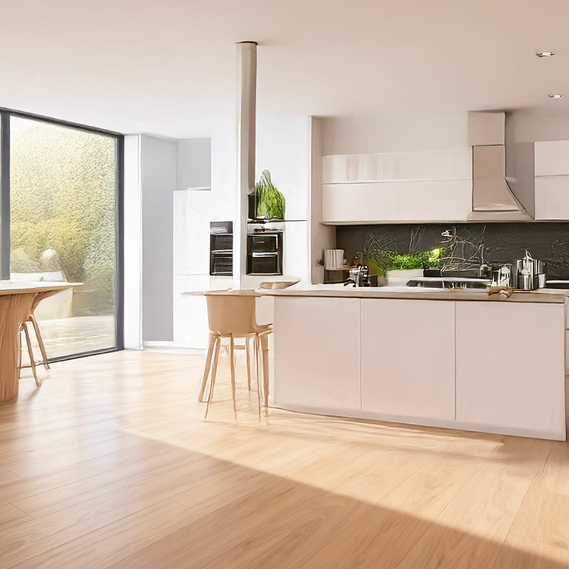 wood flooring from royal parquet in kitchen