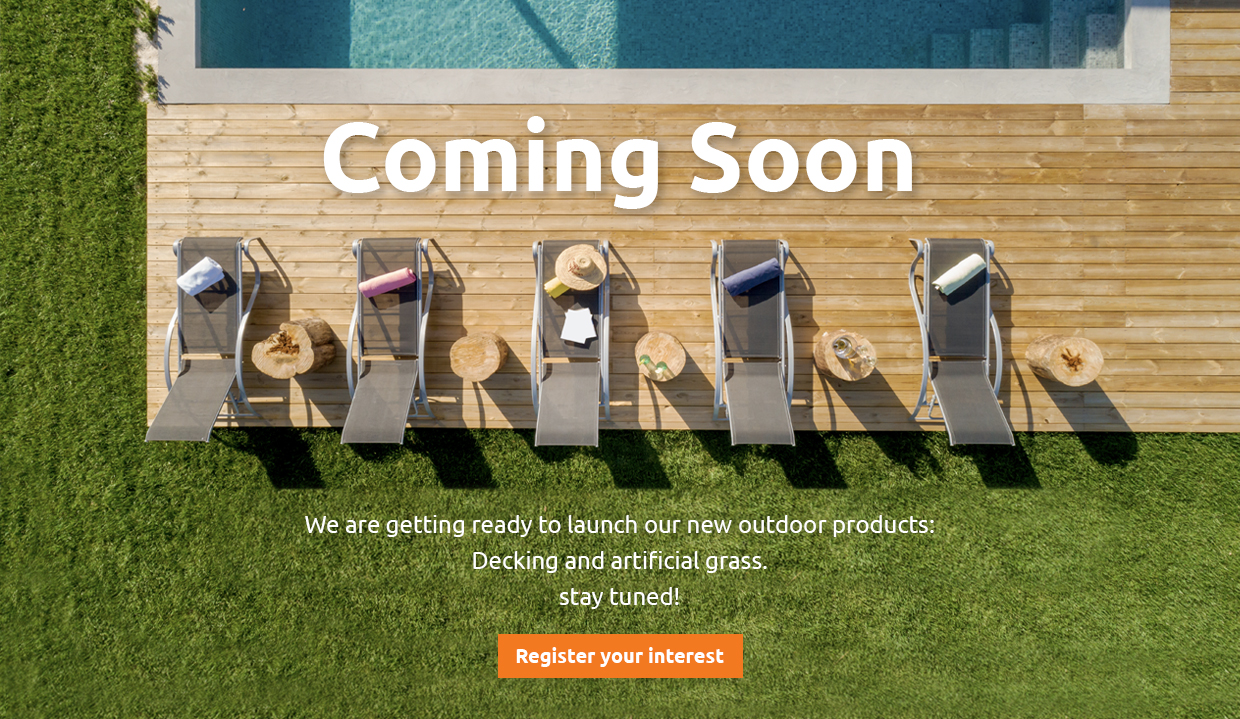 Coming Soon - Decking and Artificial Grass